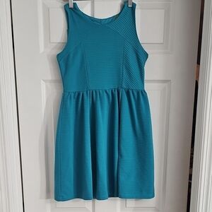 Nicole Miller Turquoise Blue Dress Or Shirt